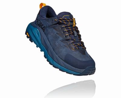 Hoka One One Kaha Low GORE-TEX - Sapatilhas Trail Mulher - Pretas/Azuis, FP71485